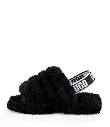 Women's Fluff Yeah Slide - Black