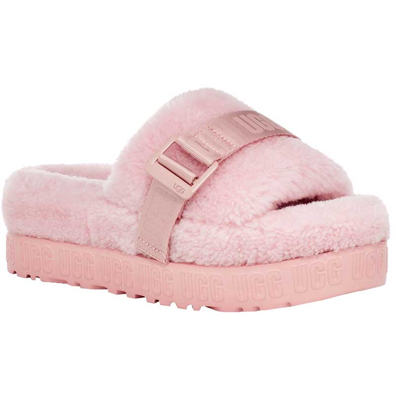 Women's Fluffita Slide - Black, Pink Blossom, Pink Cloud