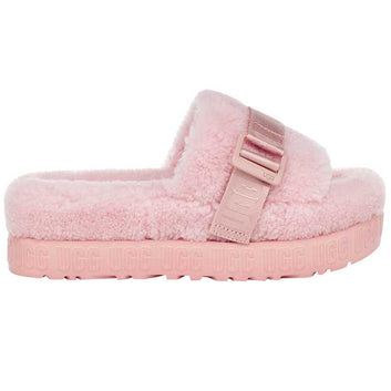 Women's Fluffita Slide - Black, Pink Blossom, Pink Cloud